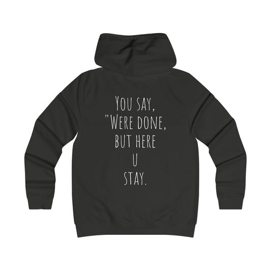 Unisex College Hoodie - Spotify Lyrics Design for Music Lovers